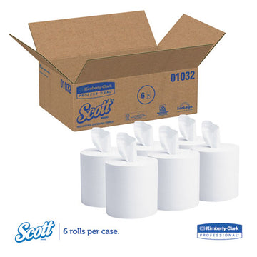 Scott® Essential Roll Control Center-pull Towels For Business,  8 X 12, White, 700-roll, 6 Rolls-carton freeshipping - TVN Wholesale